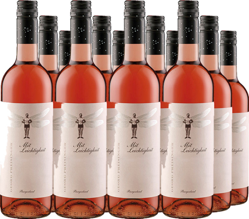 12er Vorteilspaket Mit Leichtigkeit Rosé QbA