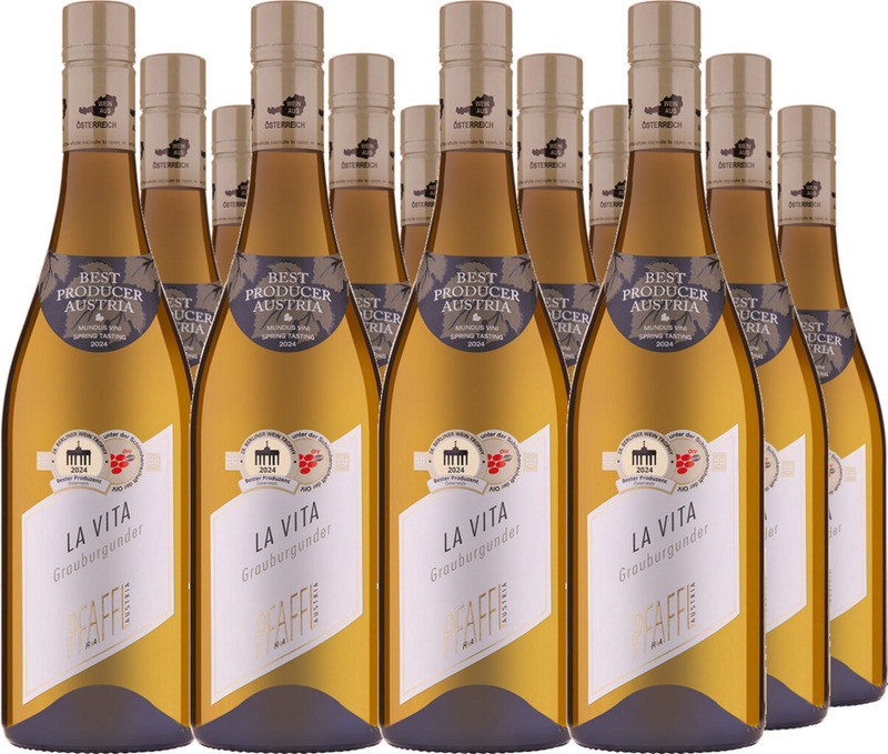 12er Vorteilspaket La Vita - Grauburgunder