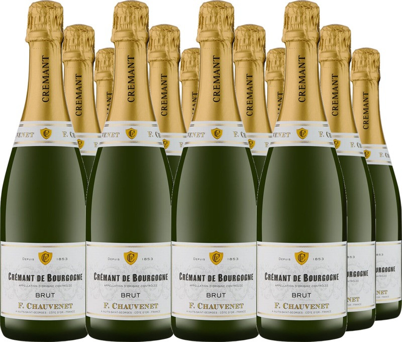 12er Vorteilspaket Crémant de Bourgogne Brut AOC