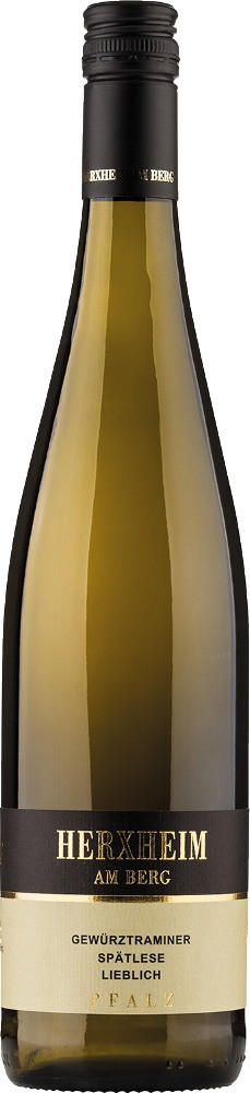 Gewürztraminer Herxheim Spätlese lieblich WG Herxheim am Berg Pfalz/Mittelhaardt