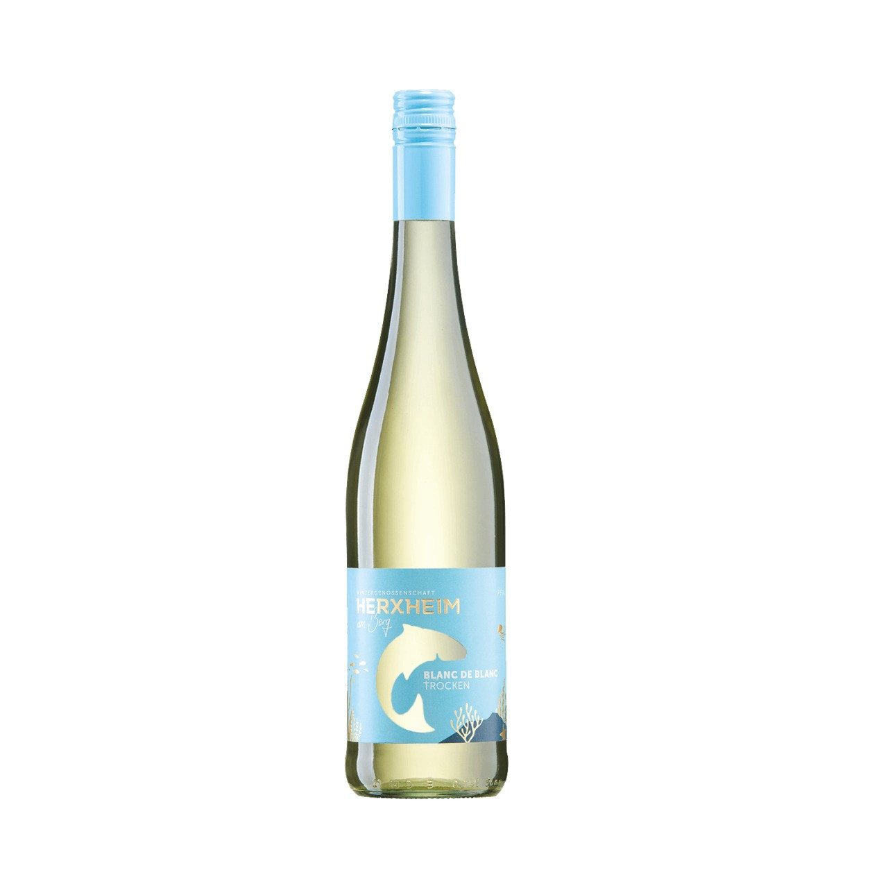 Herxheim Blanc de Blanc Weissweincuvée trocken QbA 2024 WG Herxheim am Berg Pfalz