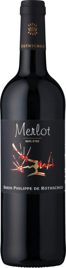 Les Cépages Merlot IGP Pays d‘Oc Baron Philippe de Rothschild Pays d'Oc