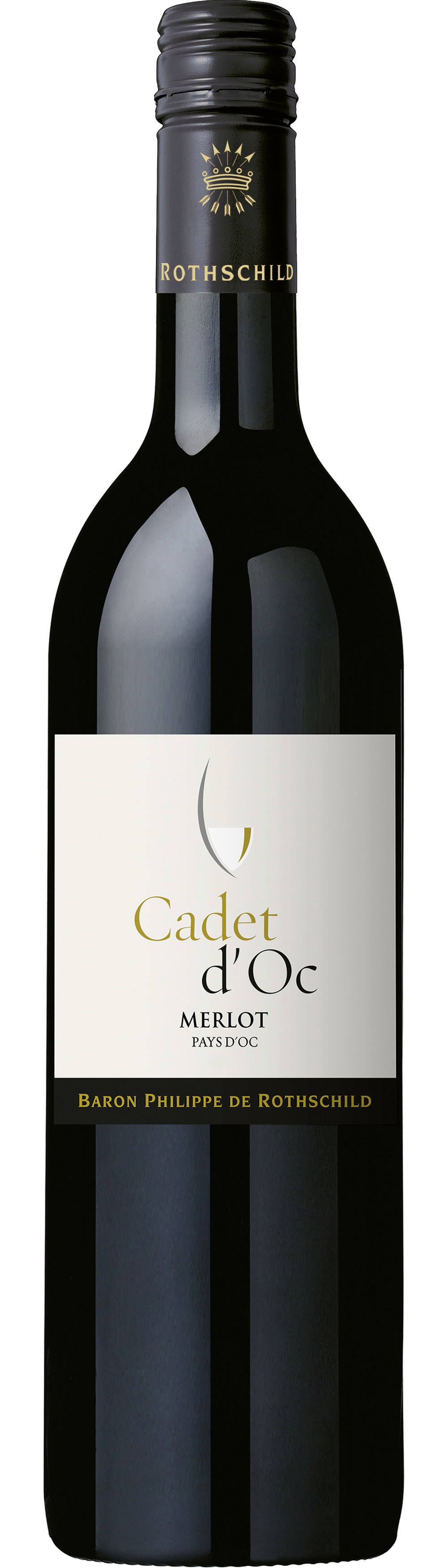 Cadet d'Oc Merlot Pays d'Oc IGP Baron Philippe de Rothschild Bordeaux