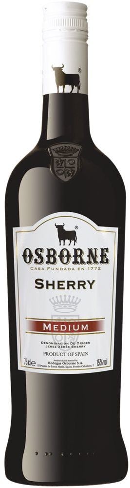 Osborne Medium Sherry 15% vol Bodegas Osborne 