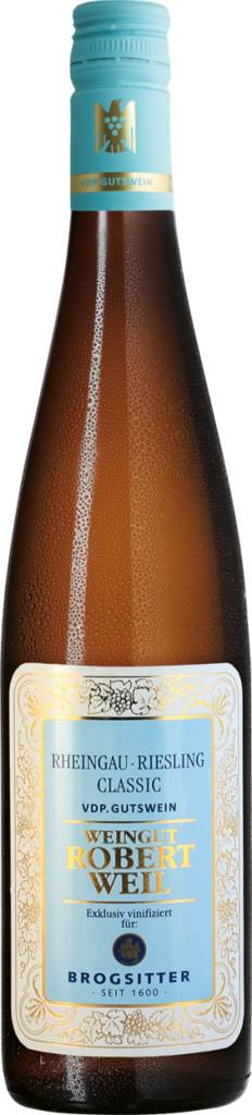 Riesling - VDP. Gutswein Rheingau Qualitätswein Classic  & H.J. Brogsitter (D 2024 Robert Weil Rheingau