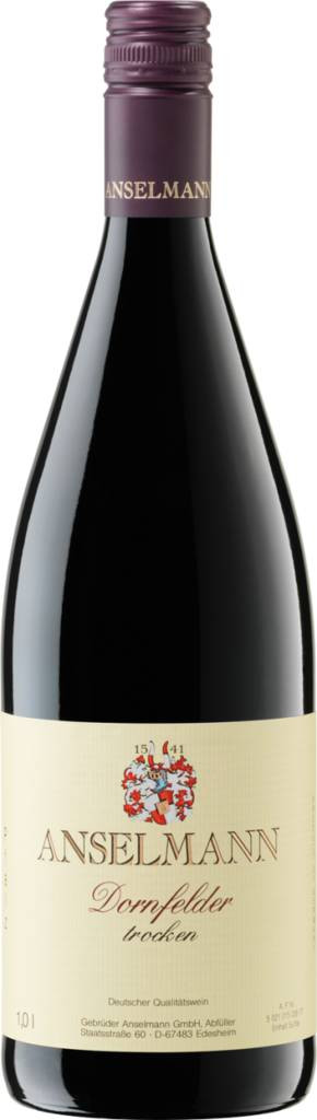 Dornfelder Pfalz QbA trocken Weingut Anselmann Pfalz