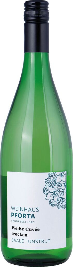 Weißes Cuvée trocken Kloster Pforta Saale-Unstrut