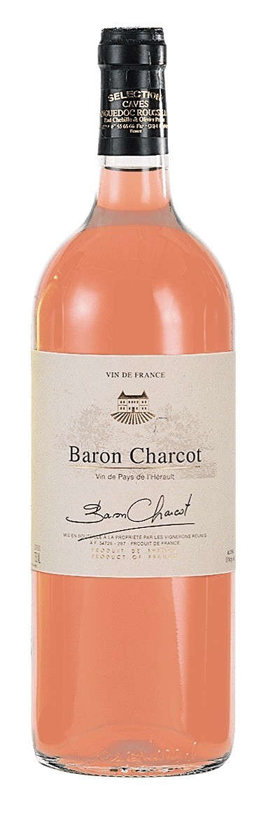 Baron Charcot rosé Vin de Pays de l'Herault Les Vins de Saint Saturnin Pays d'Oc