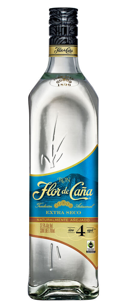 Rum Extra Seco 4 Years White 40%  Flor de Caña 