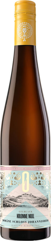 Kolonne Null x Domäne Schloss Johannisberg Gelblack Riesling alkoholfrei  KOLONNE NULL Rheingau
