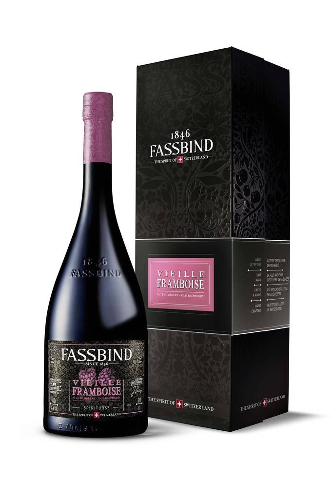 Fassbind Vieille Framboise 40% 0,7l Geschenkpackung  S. Fassbind AG Schweiz andere