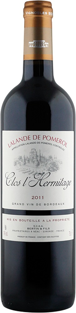 Clos l'Hermitage Lalande de Pomerol AOC Clos l'Hermitage Bordeaux