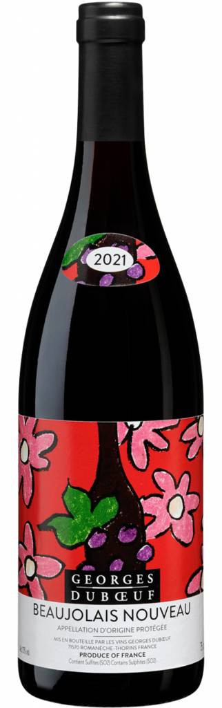 Beaujolais Nouveau - Etiquette No. 244 Beaujolais AC 2021 Georges Duboeuf Beaujolais