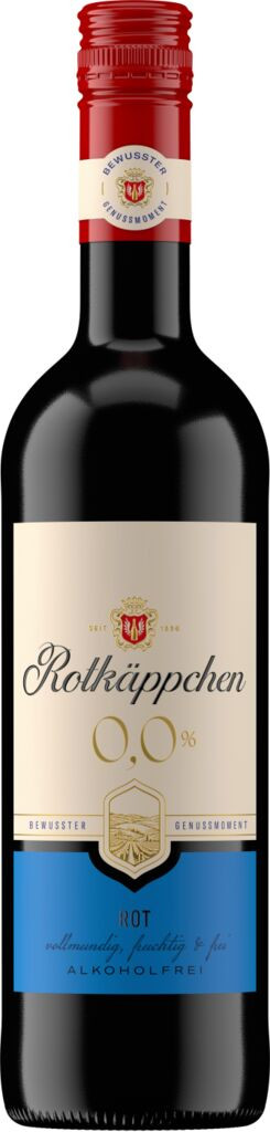 Rotkäppchen Rot 0,0% Alkoholfrei  Rotkäppchen-Mumm Sektkellereien GmbH 