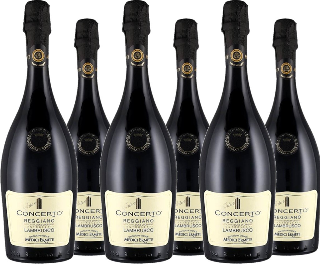 6er Vorteilspaket Lambrusco Reggiano DOC Concerto