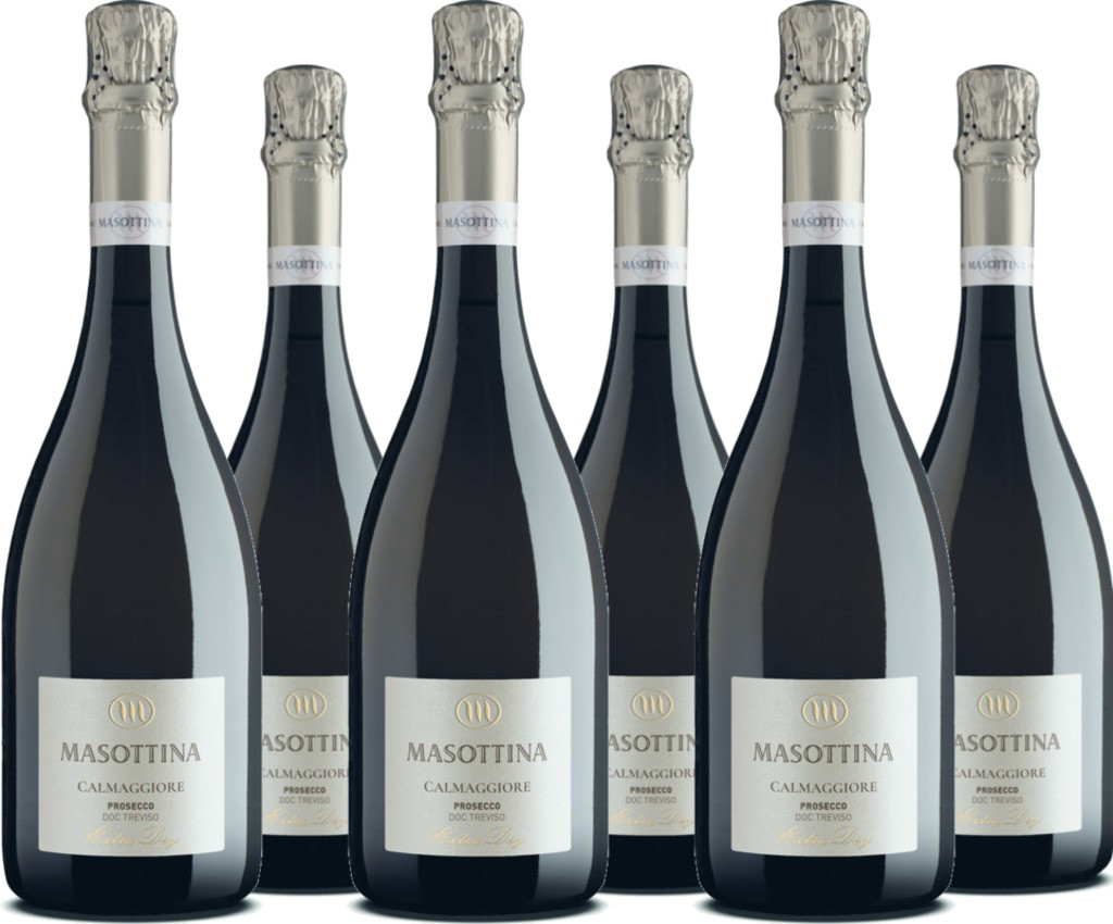 6er Vorteilspaket Calmaggiore Prosecco Spumante Extra Dry Treviso DOC