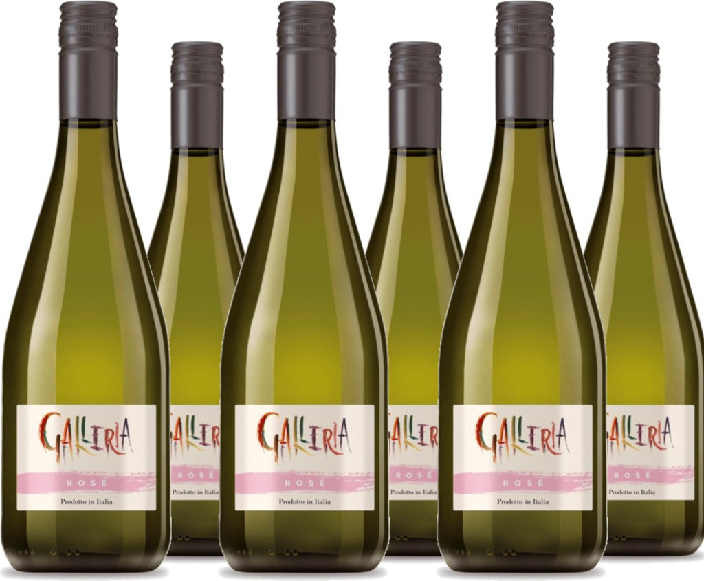 6er Vorteilspaket Galleria Frizzante Rosé IGT