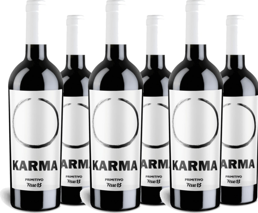 6er Vorteilspaket Karma Primitivo Salento IGT