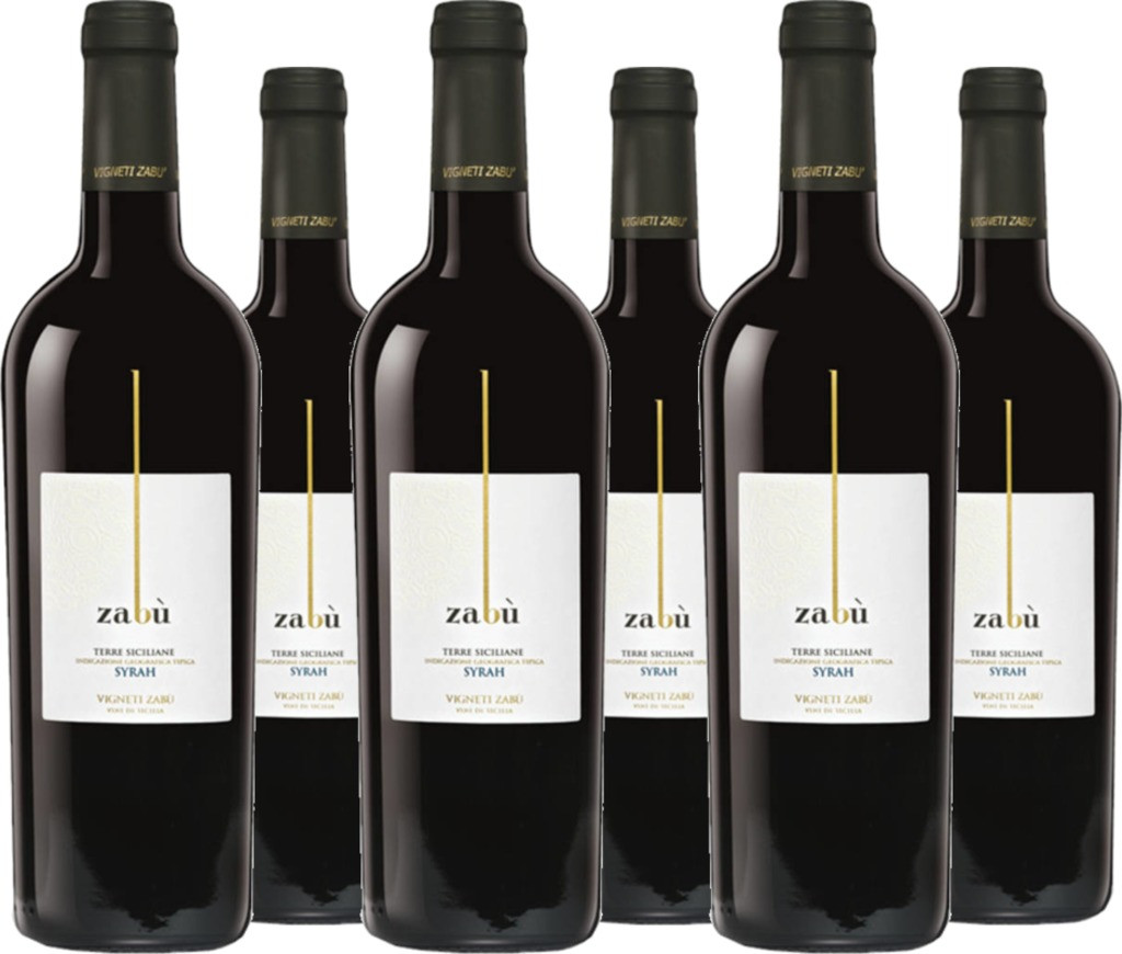 6er Vorteilspaket Syrah Zabú IGT