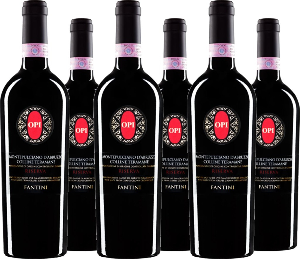 6er Vorteilspaket Opi Montepulciano d'Abruzzo Colline Teramane DOCG Riserva