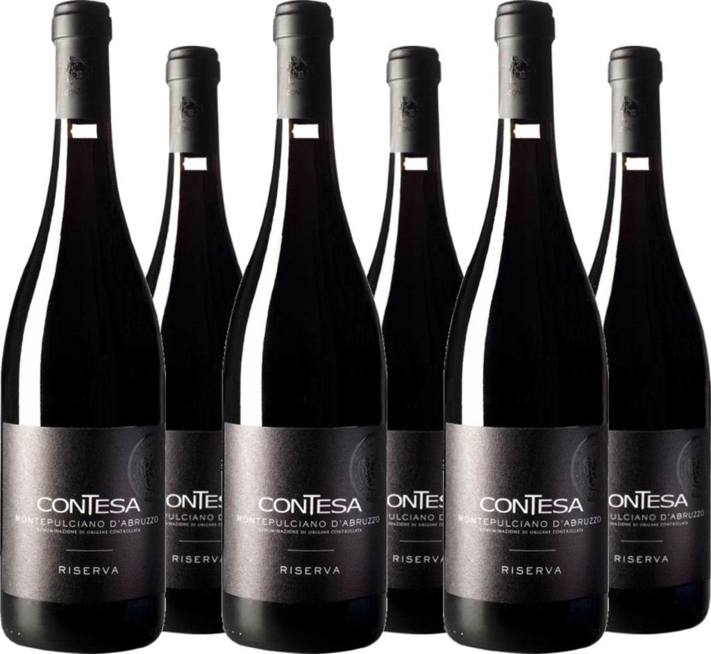 6er Vorteilspaket Montepulciano D Abruzzo Riserva D.o.p. Linea Contesa