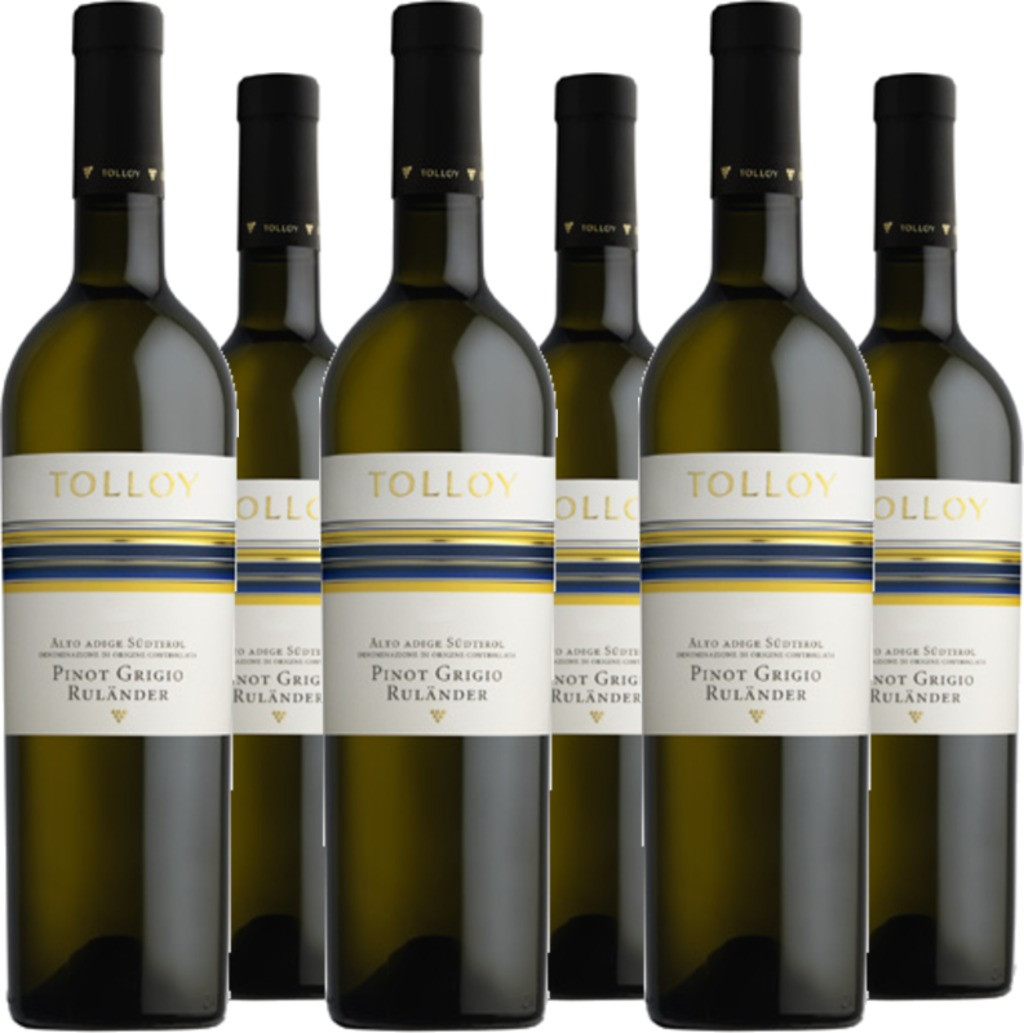 6er Vorteilspaket Tolloy Pinot Grigio Alto Adige DOC