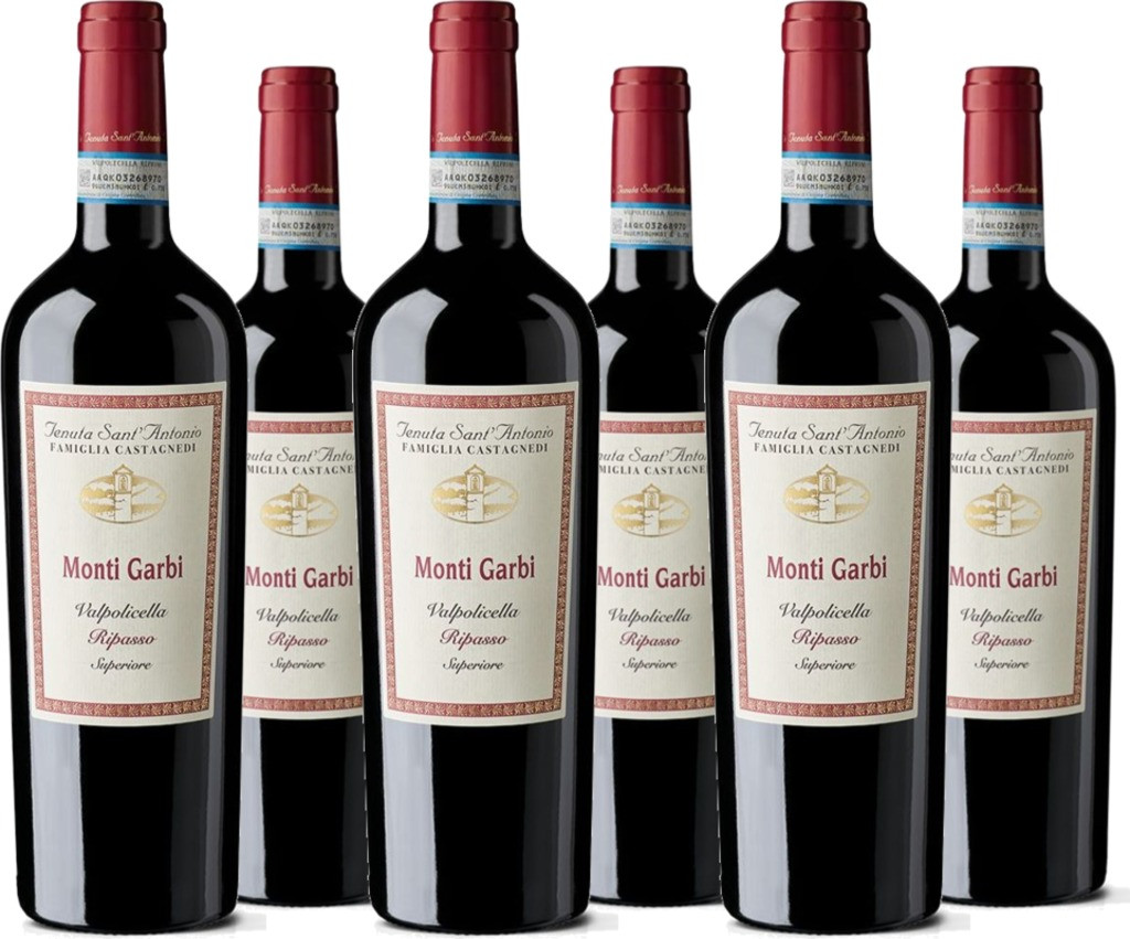 6er Vorteilspaket Monti Garbi Valpolicella Superiore DOC Ripasso