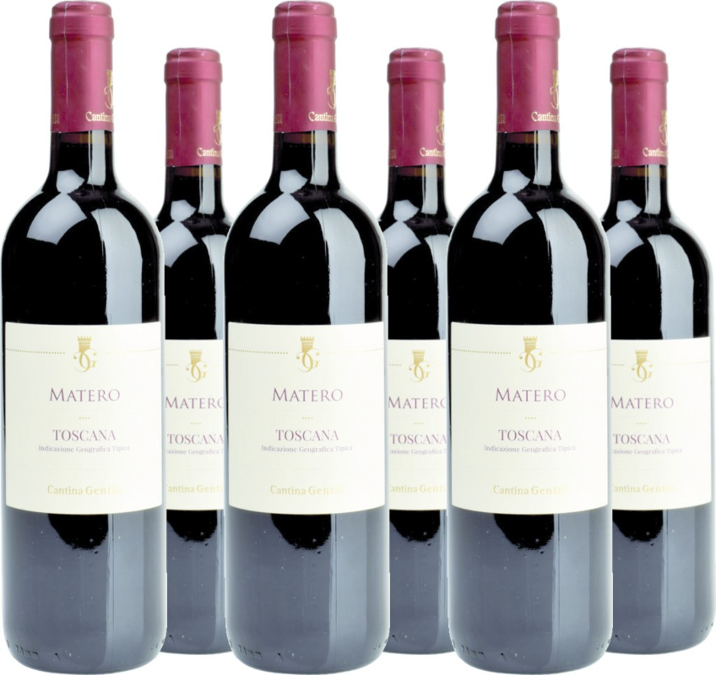 6er Vorteilspaket Matero Rosso di Toscana IGT