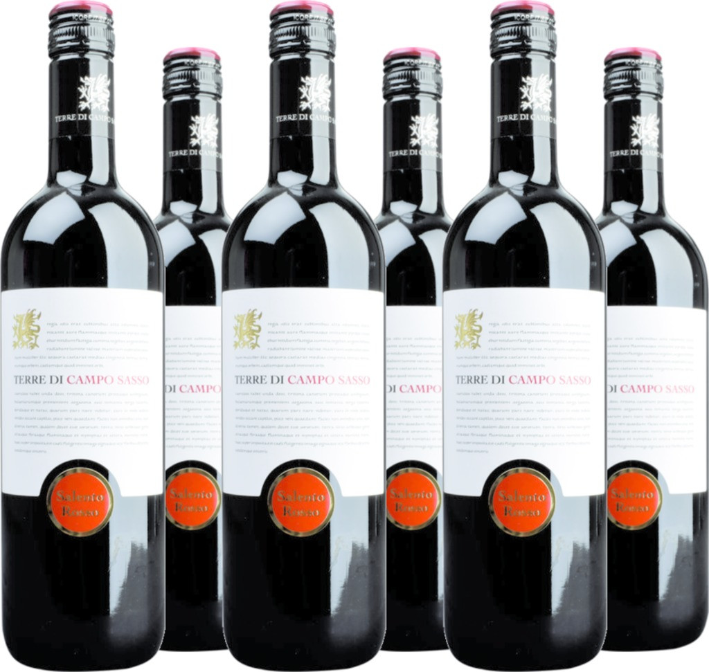 6er Vorteilspaket Salento Rosso IGT Puglia