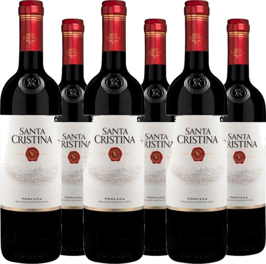 6er Vorteilspaket Santa Cristina Rosso Toscana IGT