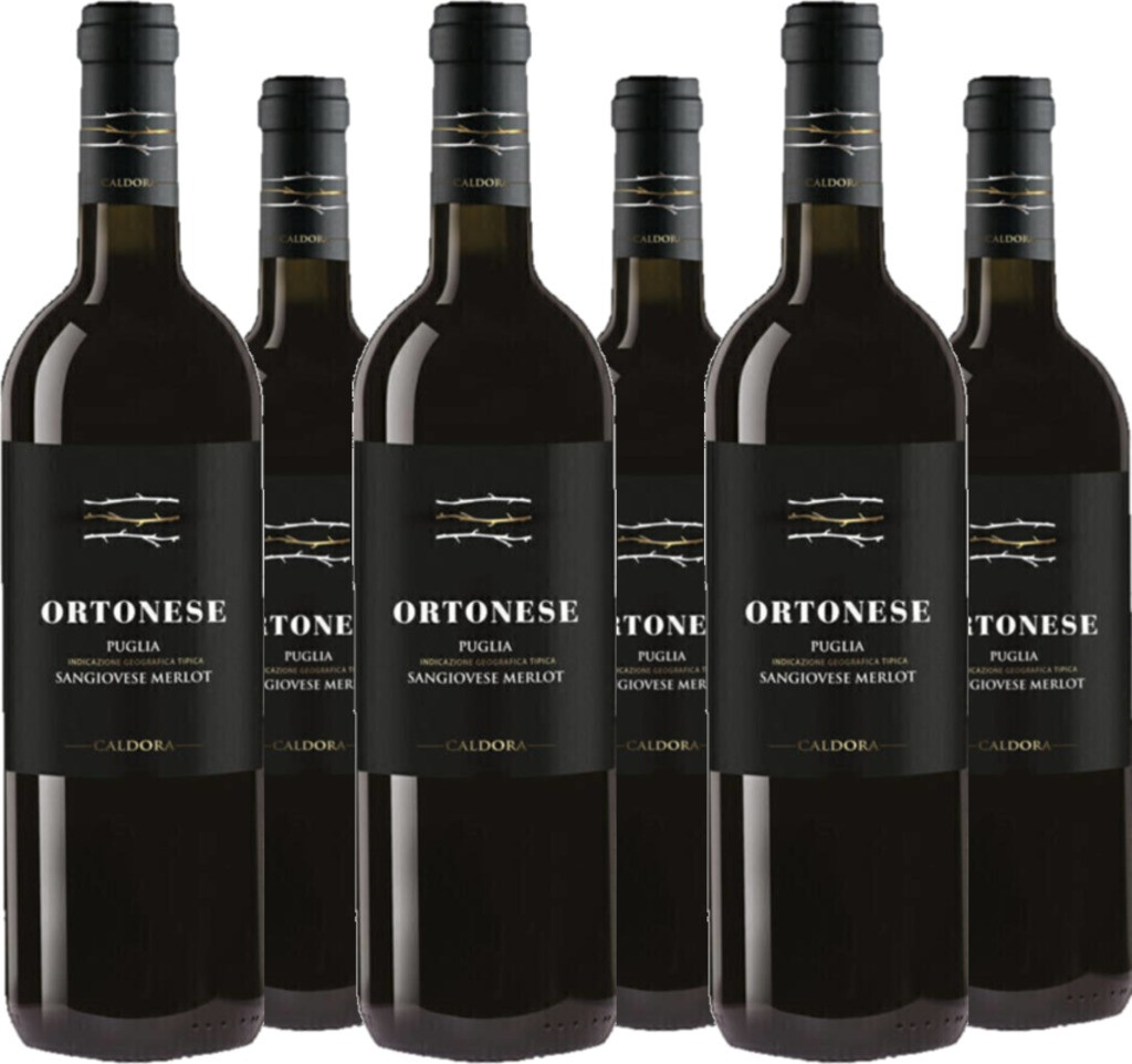 6er Vorteilspaket Sangiovese-Merlot IGT Ortonese