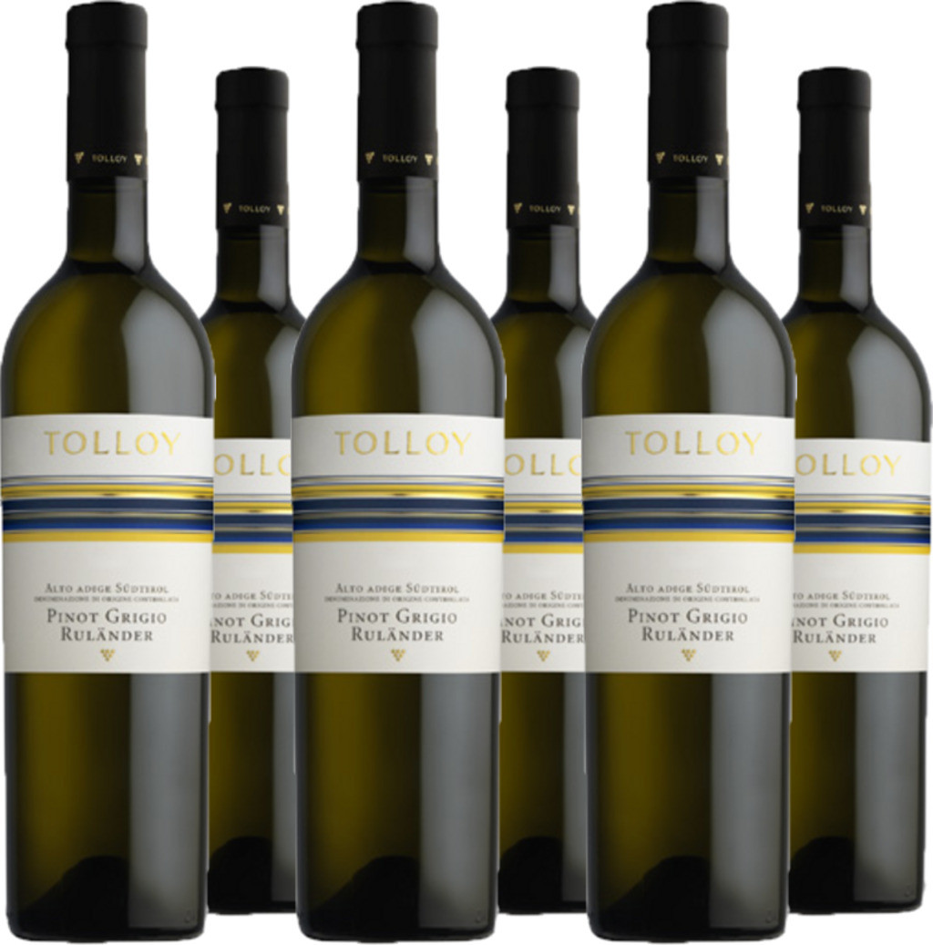 6er Vorteilspaket Tolloy Pinot Grigio Alto Adige DOC