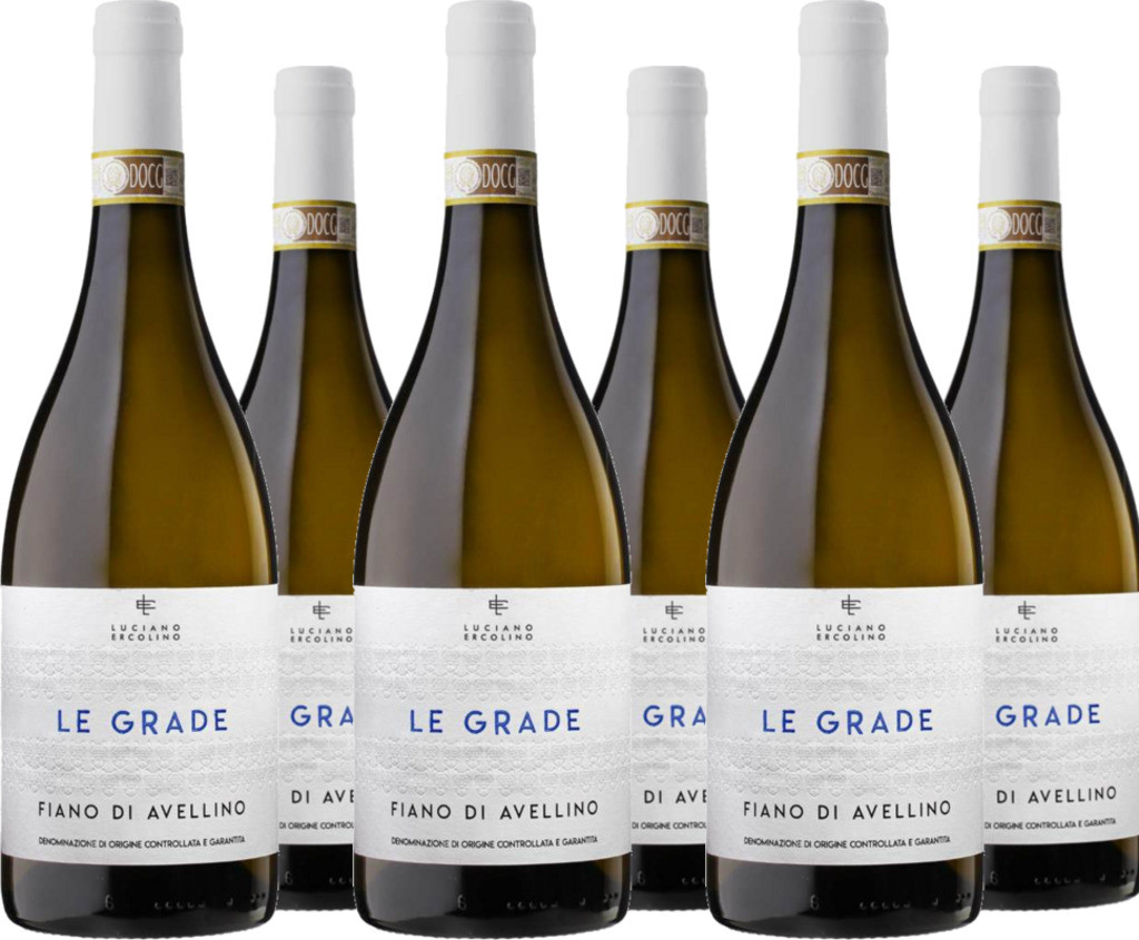 6er Vorteilspaket Le Grade Fiano di Avellino DOCG