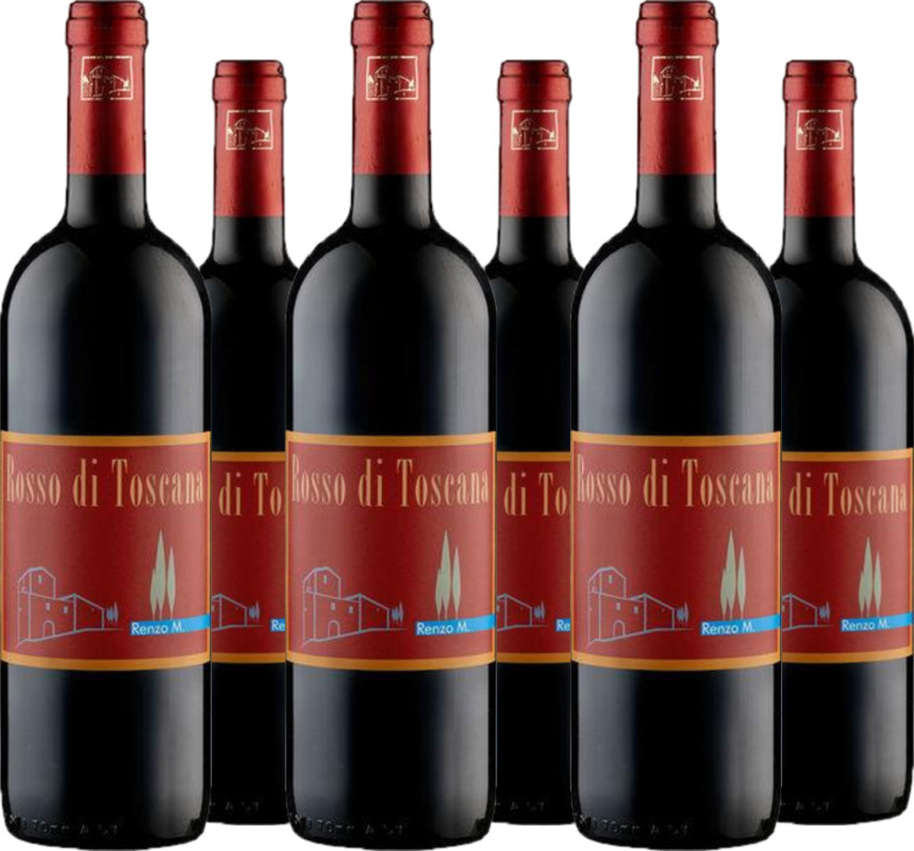 6er Vorteilspaket Rosso di Toscana IGT