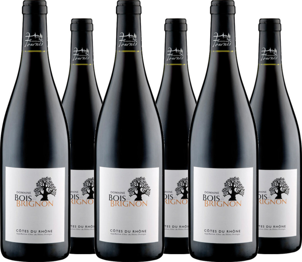 6er Vorteilspaket Bois de Brignon Côtes du Rhône AOP