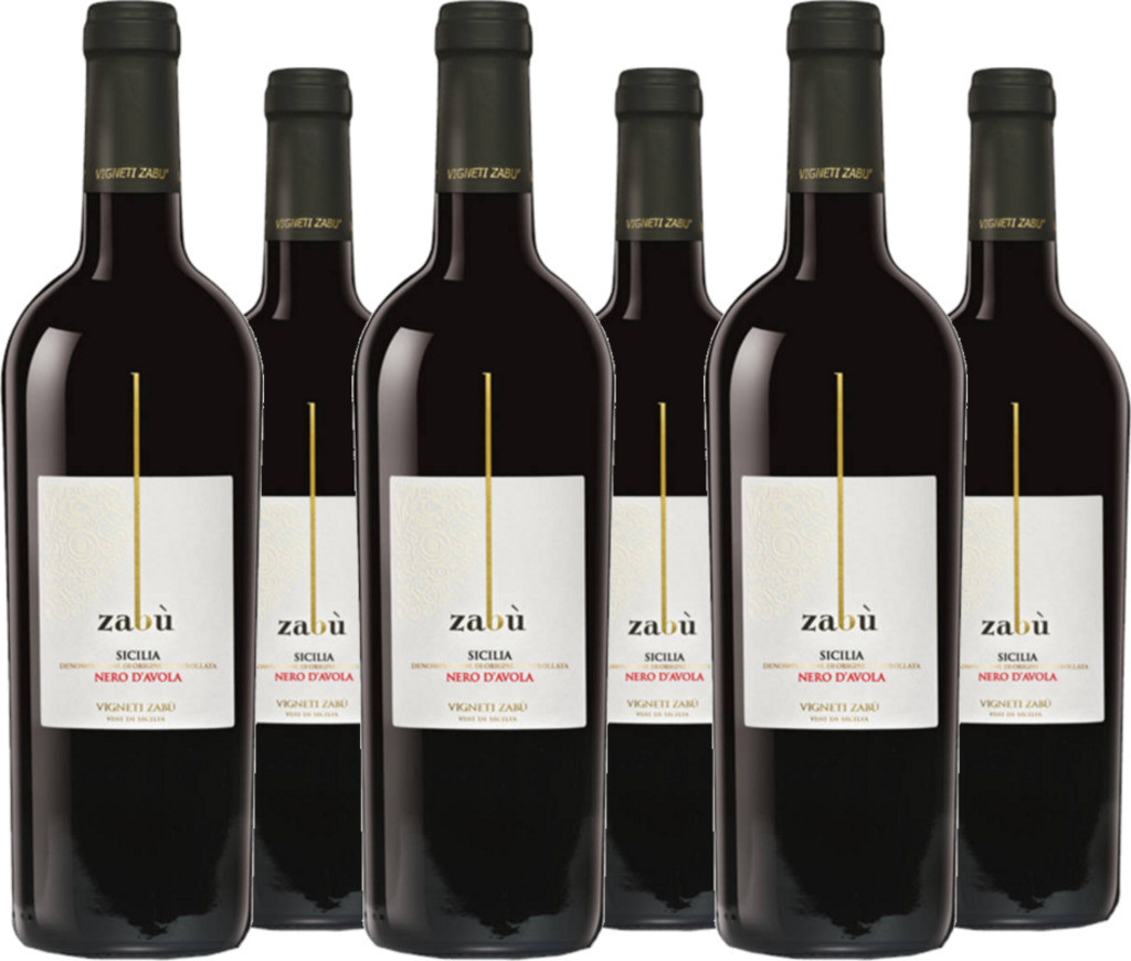6er Vorteilspaket Nero d'Avola Zabú IGT