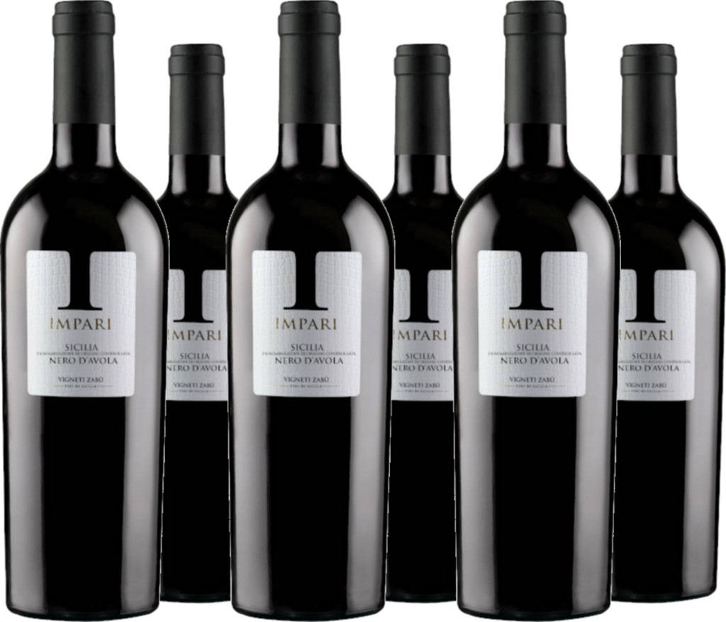 6er Vorteilspaket Nero d´Avola Impari