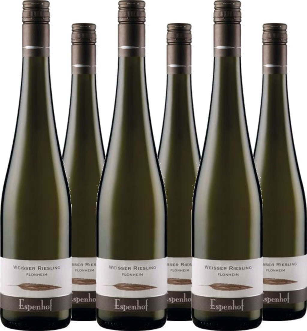 6er Vorteilspaket Flonheimer Weisser Riesling QbA trocken
