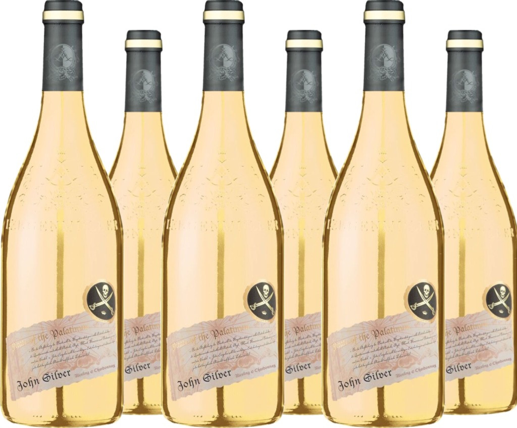 6er Vorteilspaket 'John Silver' Riesling & Chardonnay trocken