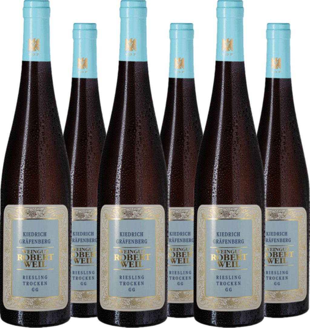 6er Vorteilspaket Kiedrich Gräfenberg Riesling GG