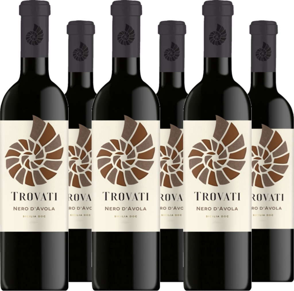 6er Vorteilspaket Nero d′Avola DOC Trovati