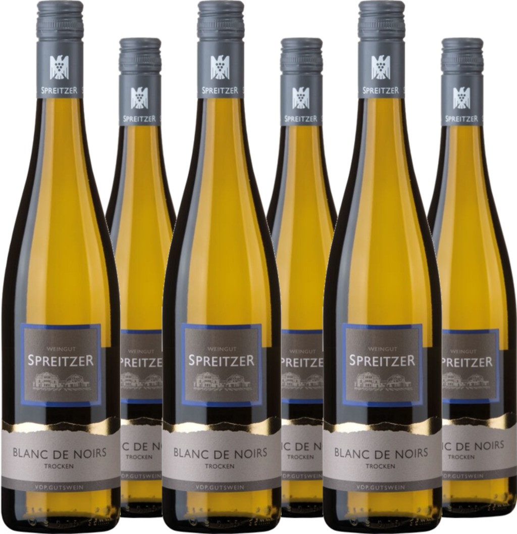 6er Vorteilspaket 'Blanc de Noirs' QbA trocken