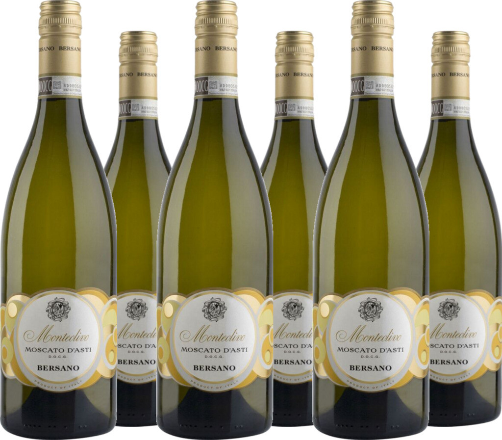 6er Vorteilspaket Monteolivo Moscato d'Asti DOCG