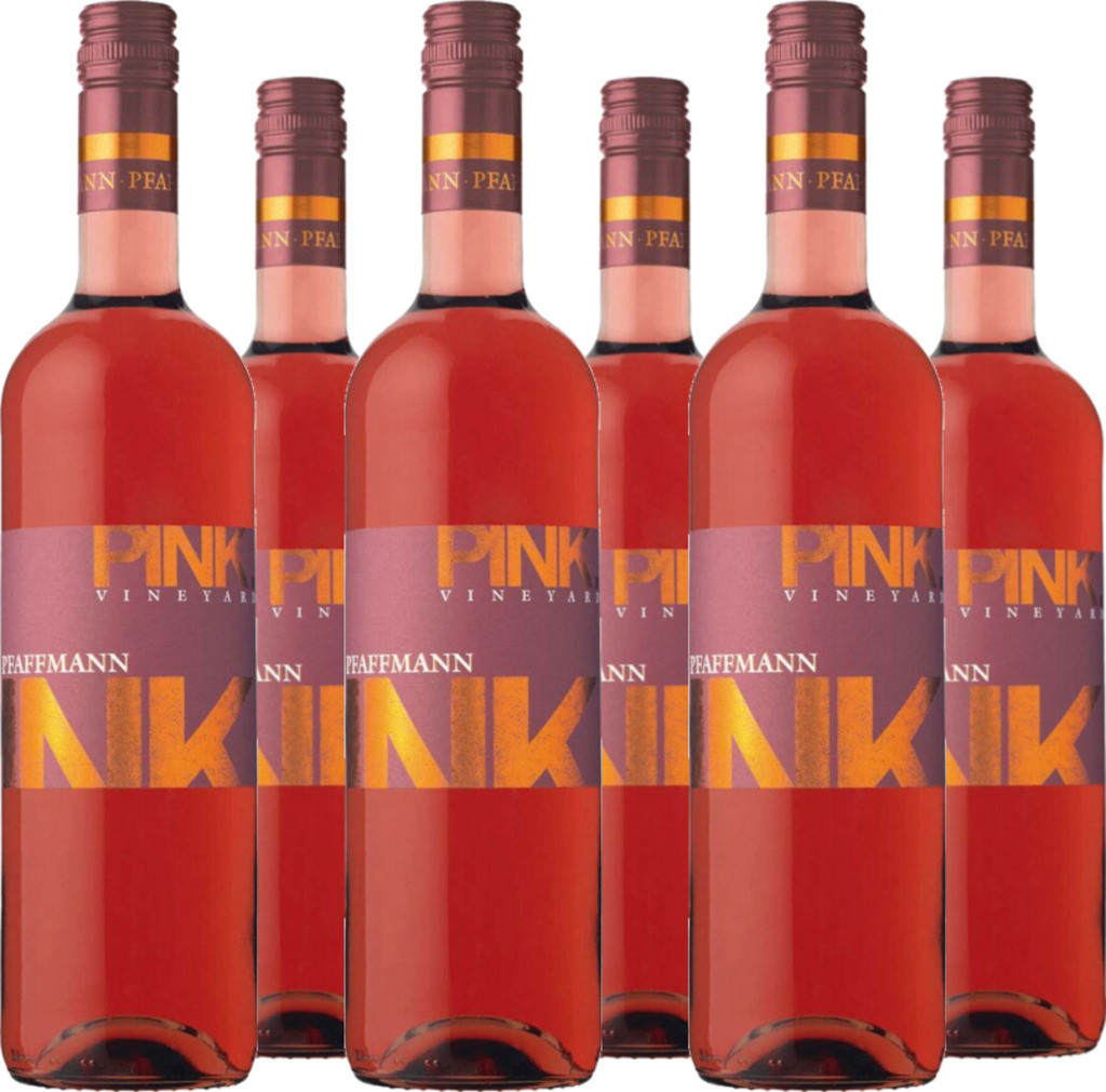 6er Vorteilspaket Pink Vineyard QbA trocken