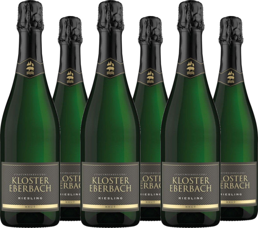 6er Vorteilspaket Kloster Eberbach Riesling Sekt Brut