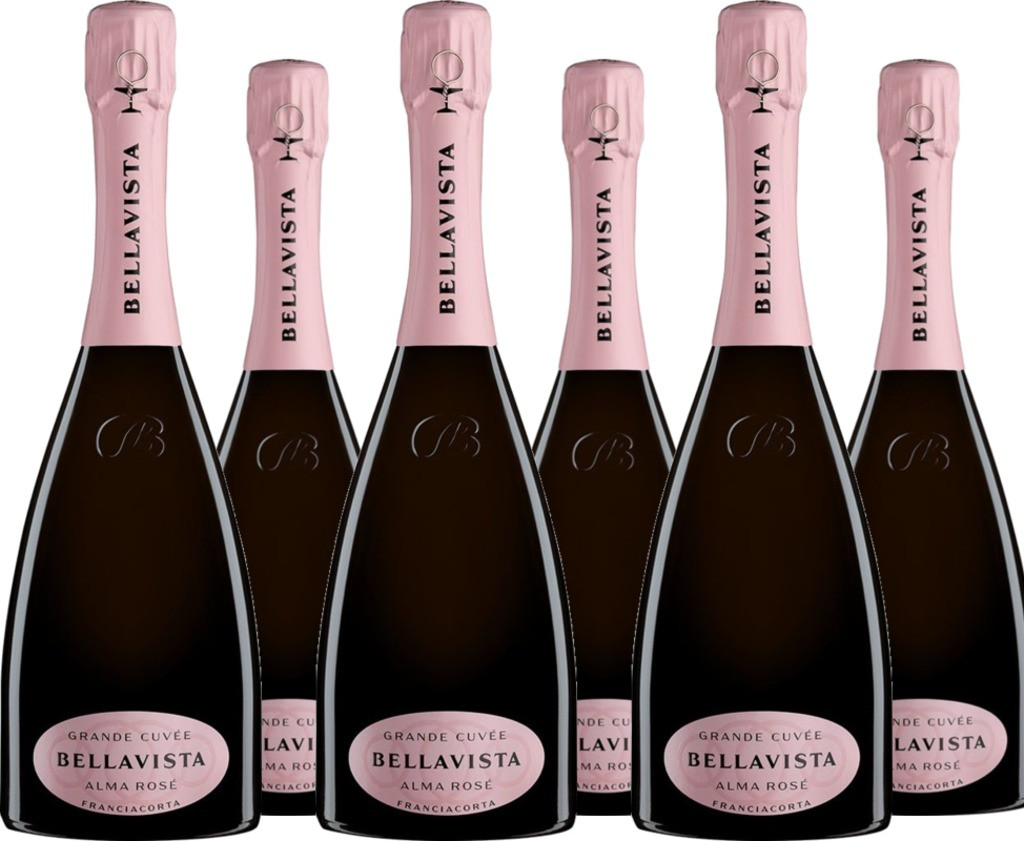 6er Vorteilspaket Bellavista Grande Cuvée Alma Rosé DOCG Franciacorta