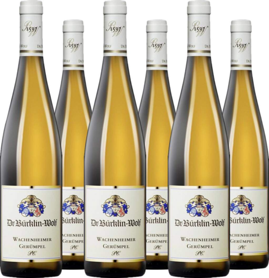 6er Vorteilspaket Wachenheimer Gerümpel P.C. Riesling trocken QbA Pfalz