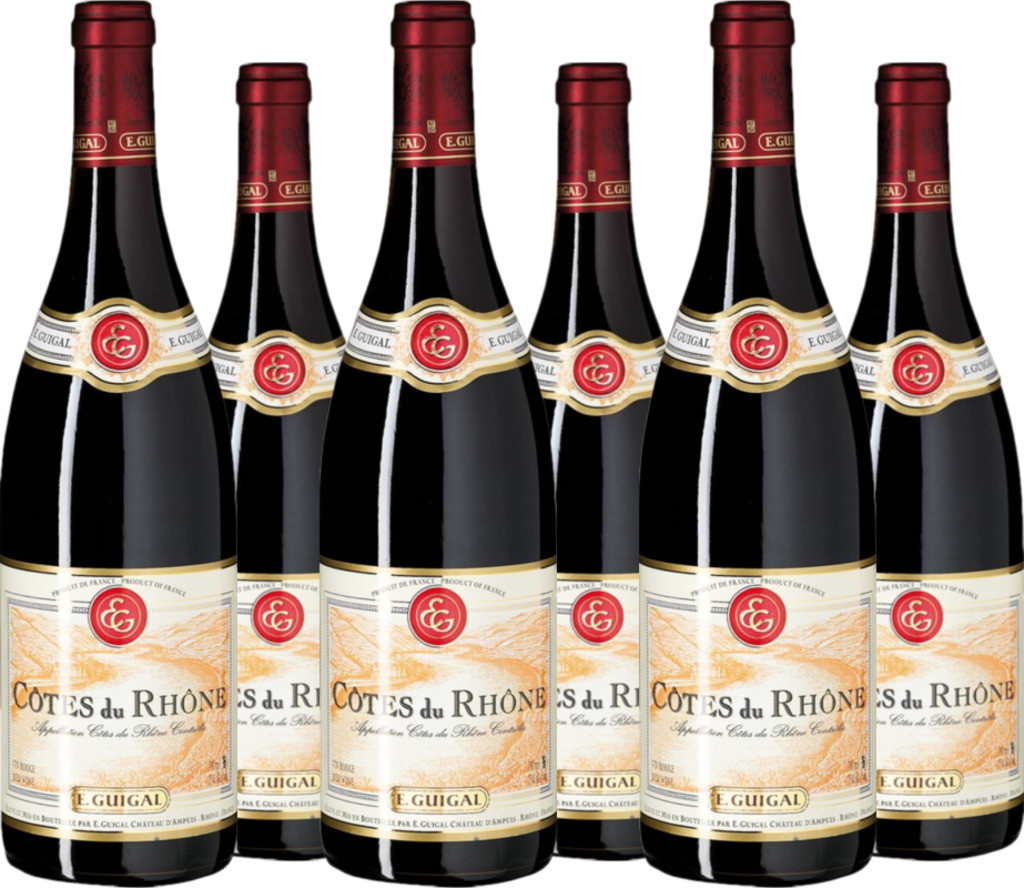 6er Vorteilspaket Côtes du Rhône rouge Cotes du Rhone AOC