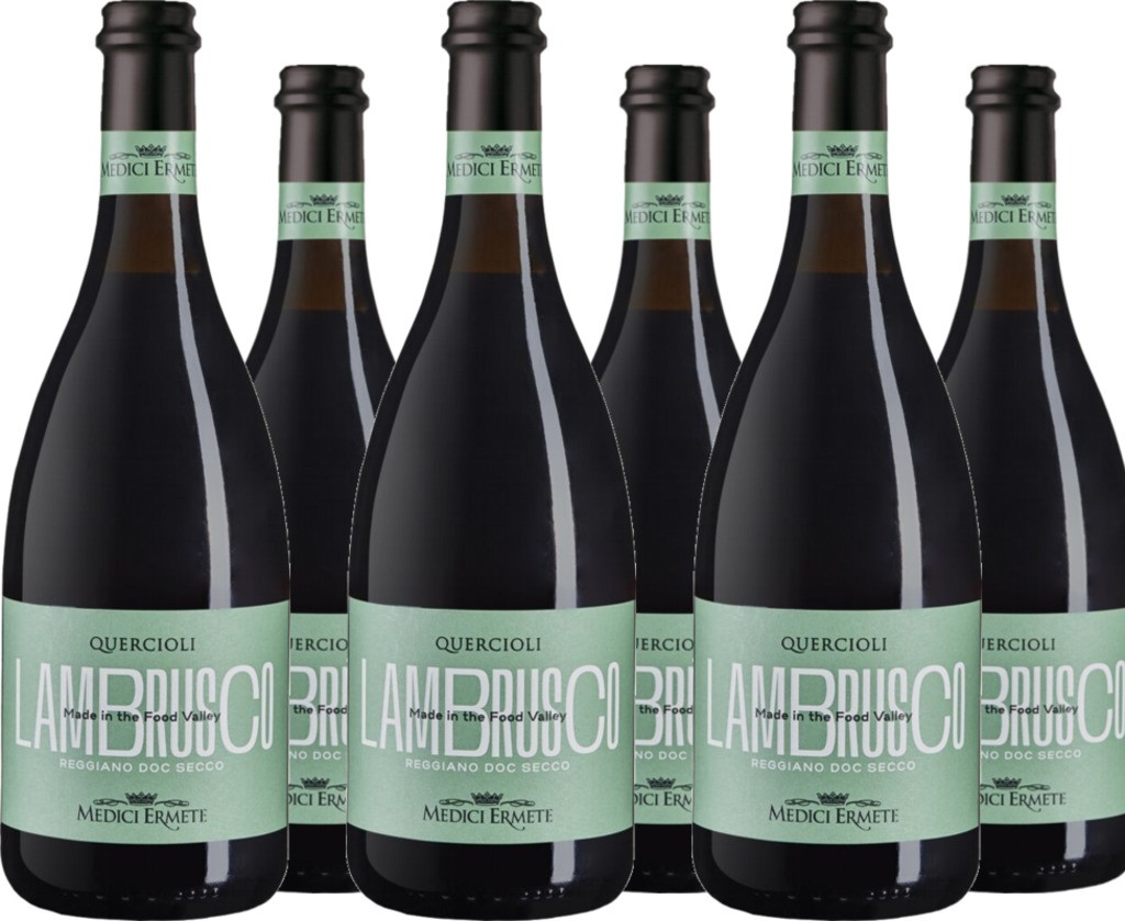 6er Vorteilspaket Lambrusco Reggiano DOC I Quercioli