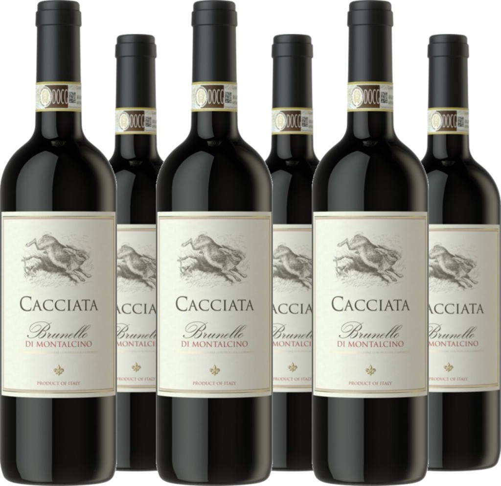 6er Vorteilspaket Brunello di Montalcino DOCG Cacciata